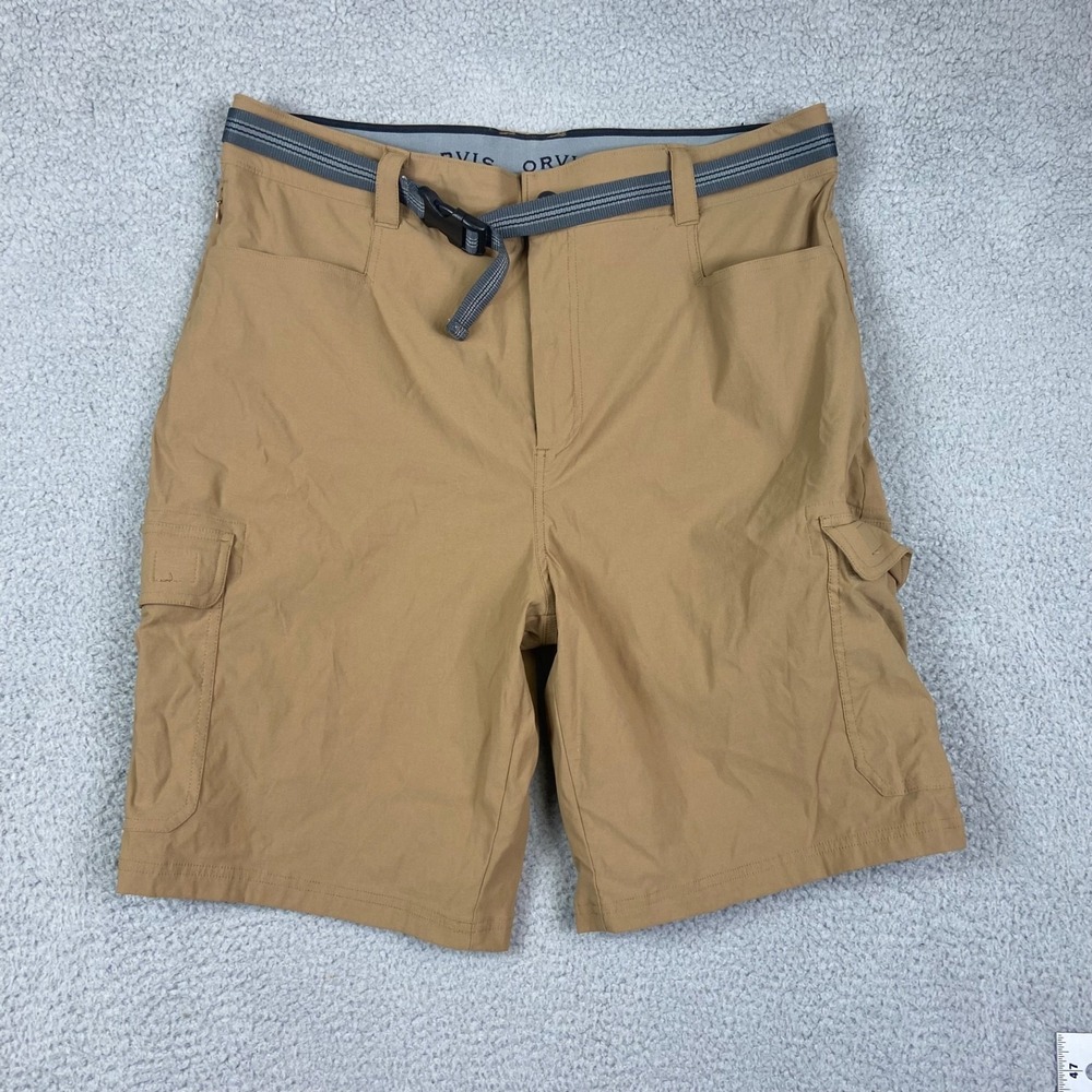 ORVIS‎ Men's Tech Cargo Belted Short Ermine Size 38